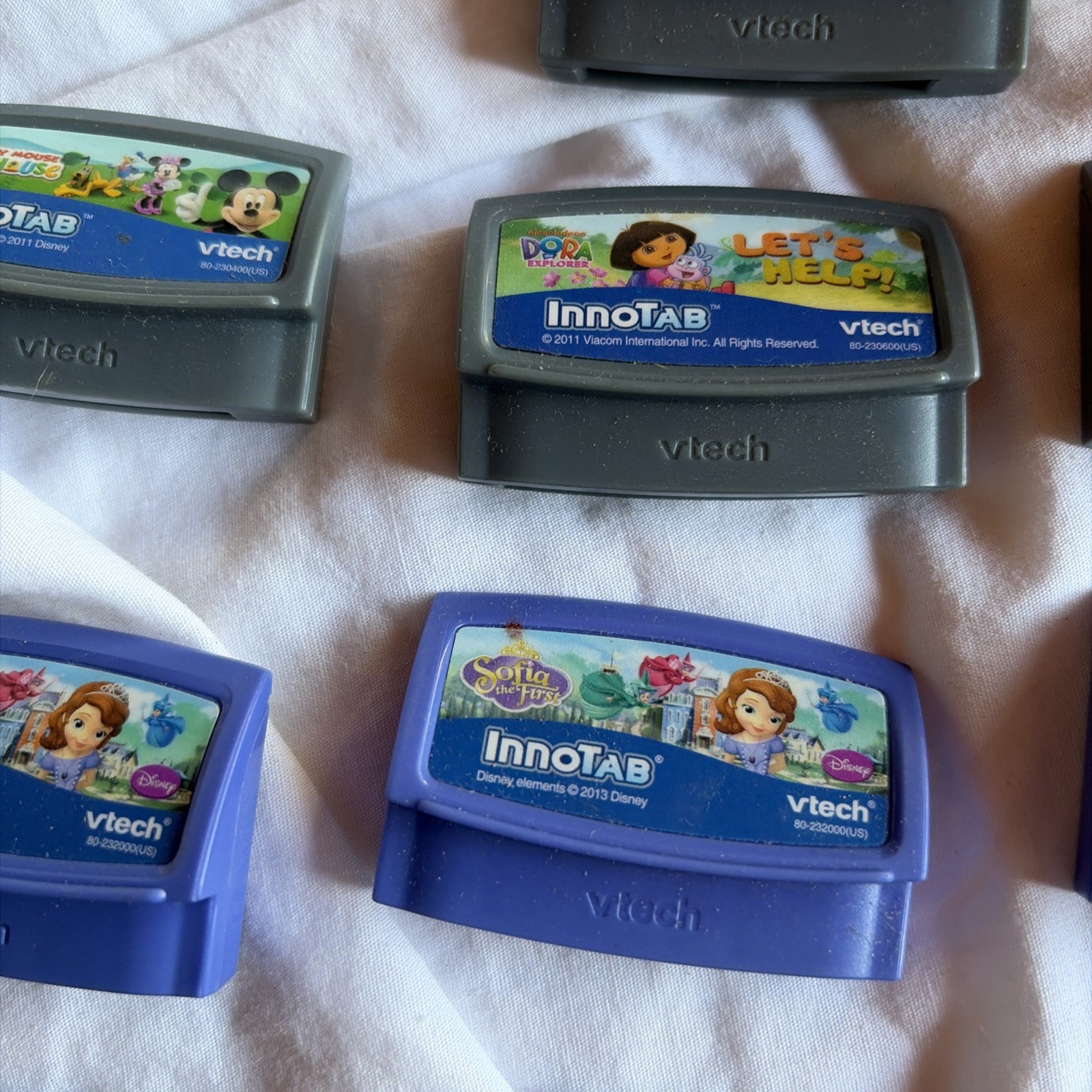 Lot of 13 Vtech InnoTab Tablet Game System Cartridges Learning Kids