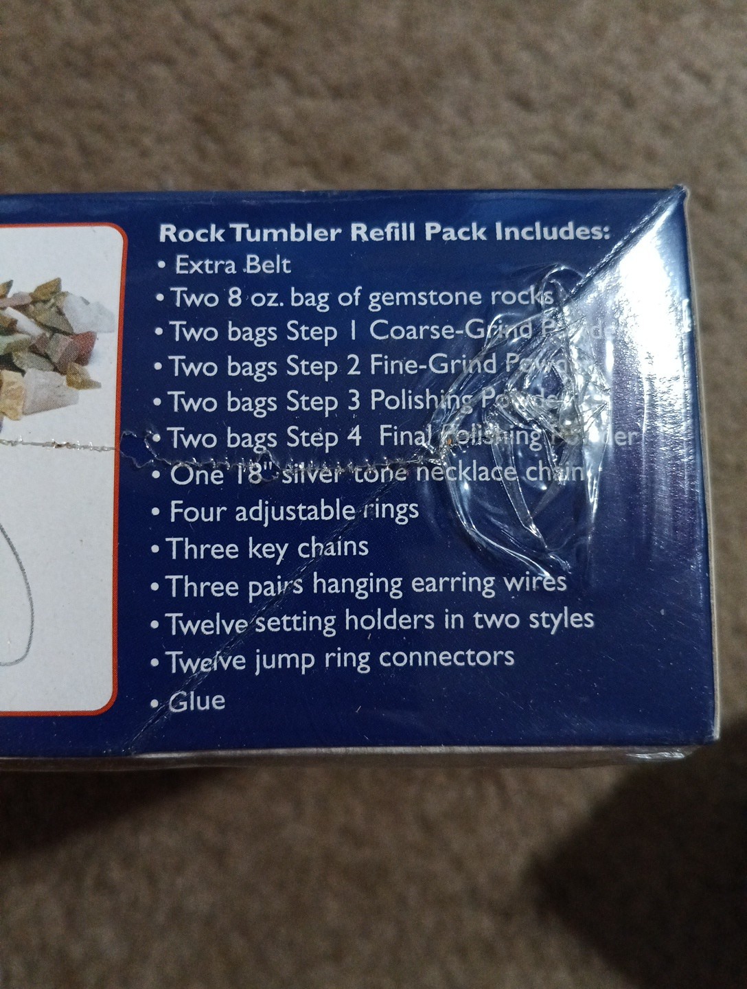 Discovery Planet Rock Tumbler Refill Kit Polished Rocks #36925 Ages 10+ New