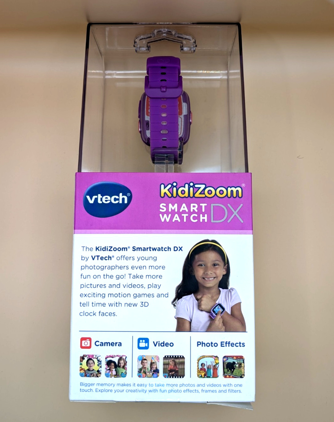 VTech KidiZoom Smartwatch DX – Purple – Kids Smart Watch – New in Box