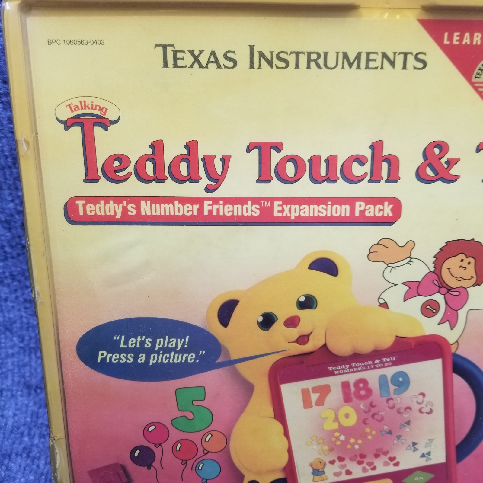 Teddy Touch & Tell Teddy’s Number Friends Expansion Pack Texas Instruments