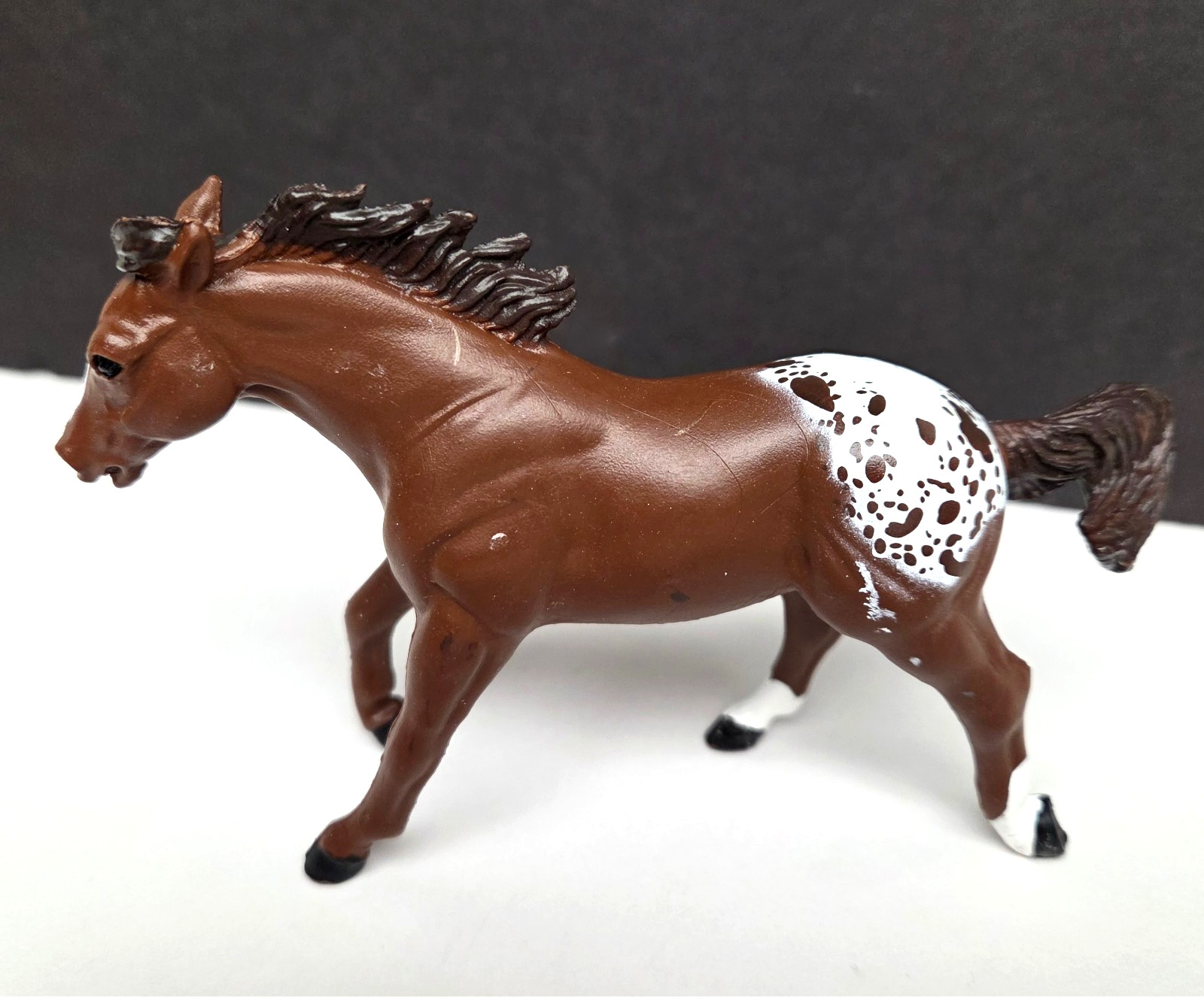 Vintage SAFARI LTD. Hard Plastic PVC Toy Horses Foal Arabian Lot of 6 – 1997