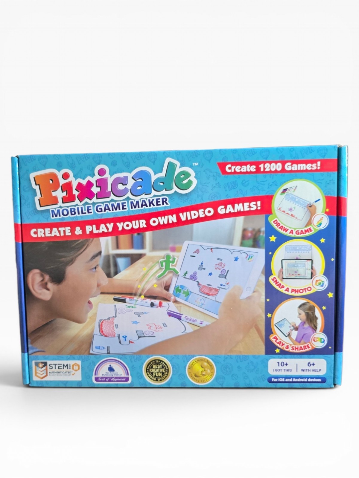 Pixicade Mobile Game Maker Kit Create Your Own Video Games STEM Toy NEW