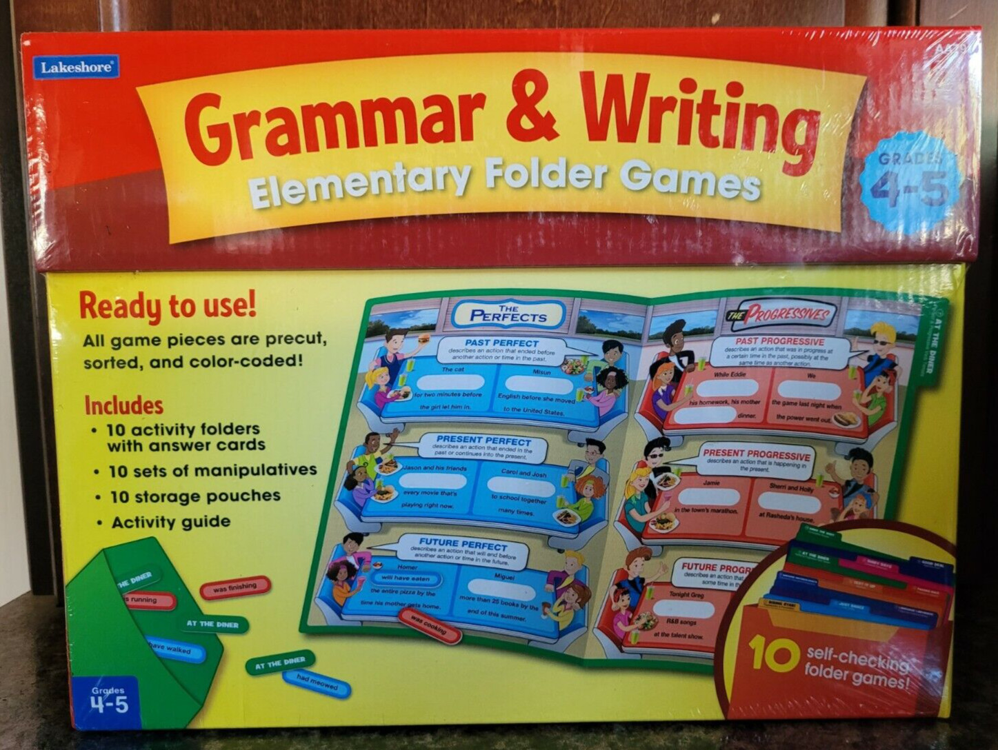 Lakeshore Grammar Writing Skills Practice Activities Folder Games Grades 4 5