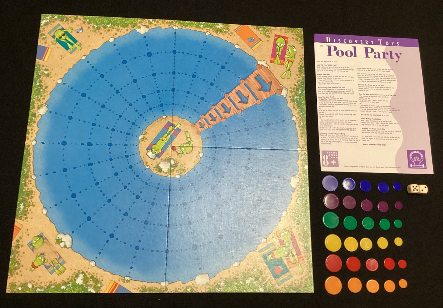 Discovery Toys Pool Party Game Thinking Math Social Skills Learning Educational
