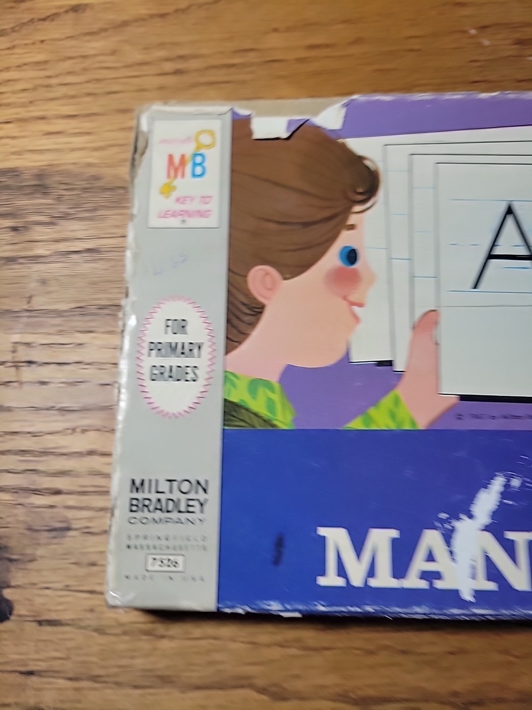 VTG 1967 Milton Bradley Learn to Write Manuscript Letters & Numbers