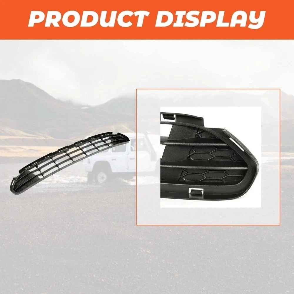 Front Bumper Lower Grille Compatible with 2010-2012 Ford Fusion Hybrid & S & SE