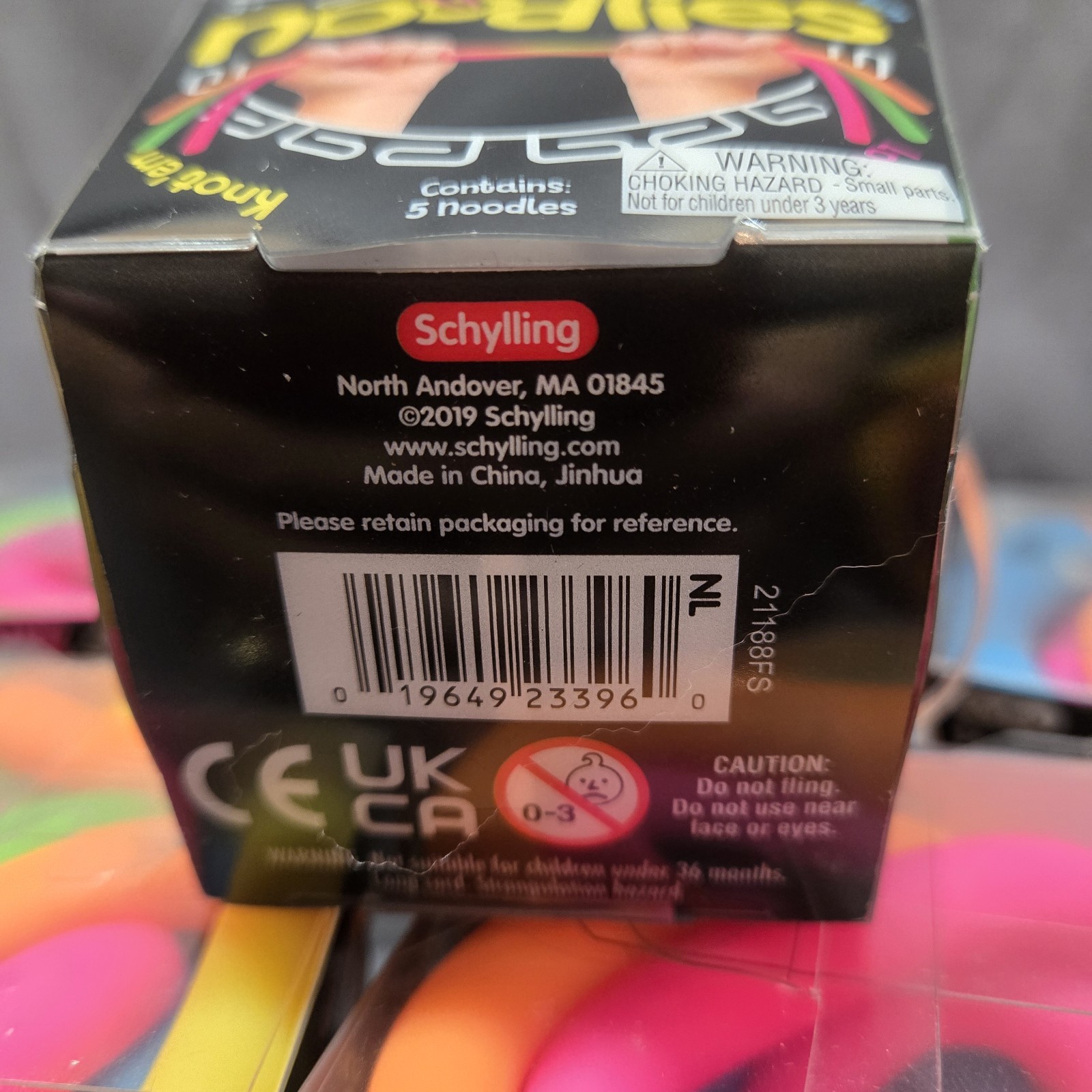 Nee Doh Noodlies Viral Stretchy Sensory Toys 5ct Lot Of 9