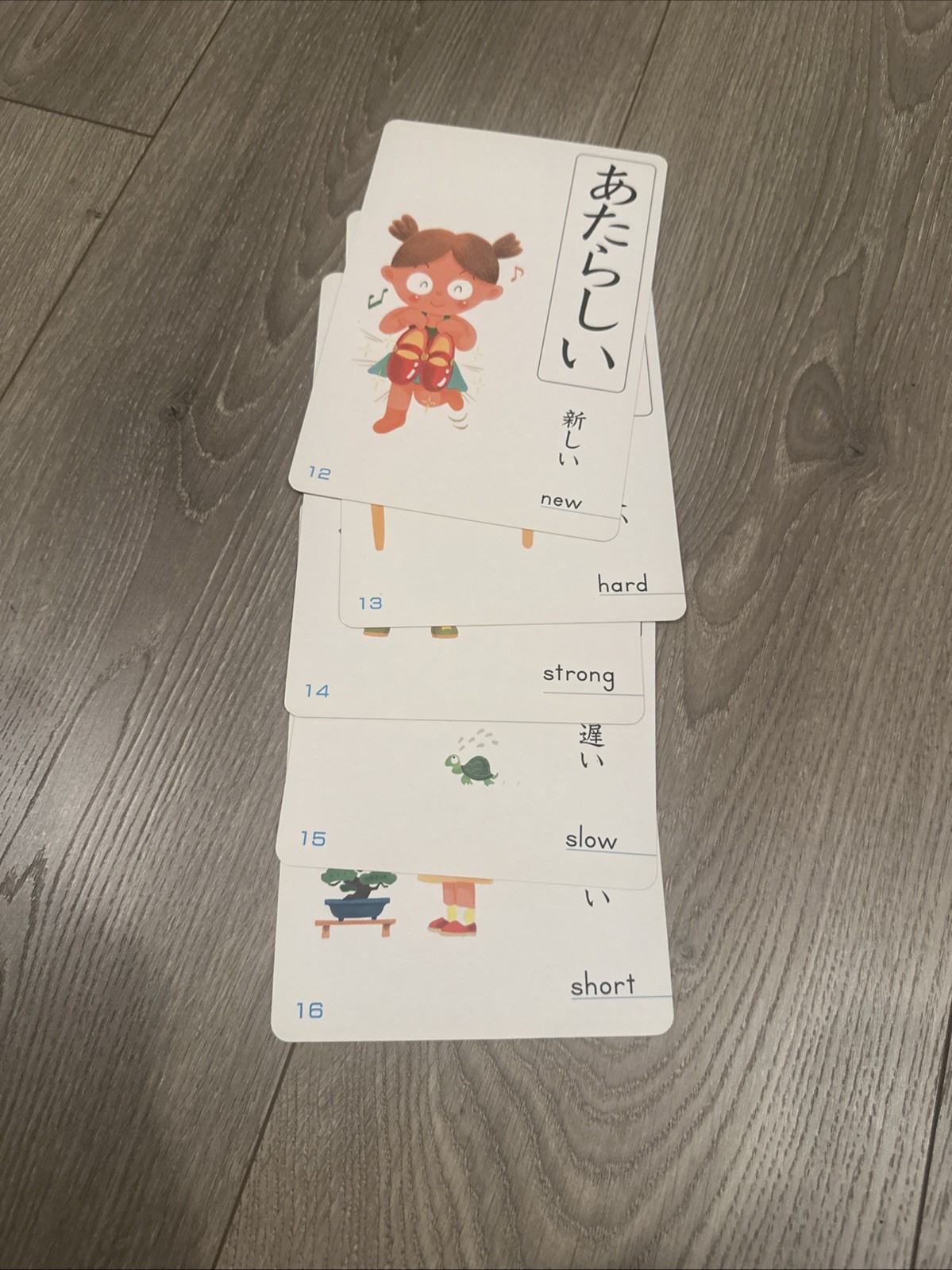 Kumon Opposite Words Card educational set for toddlers Japan