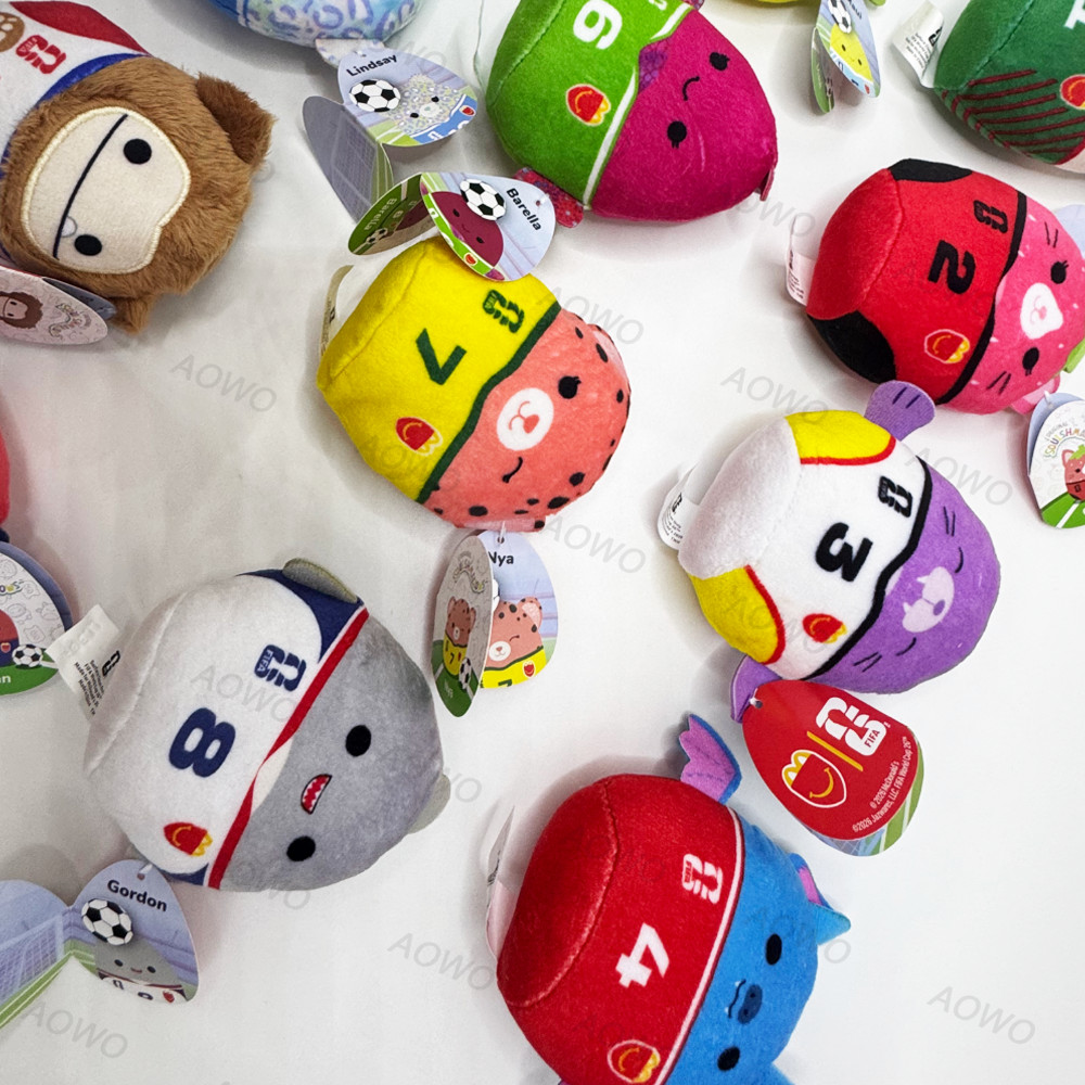 12PCS Set Mc DONALD’S Squishmallows World Cup 2026 Happy Meal Toys