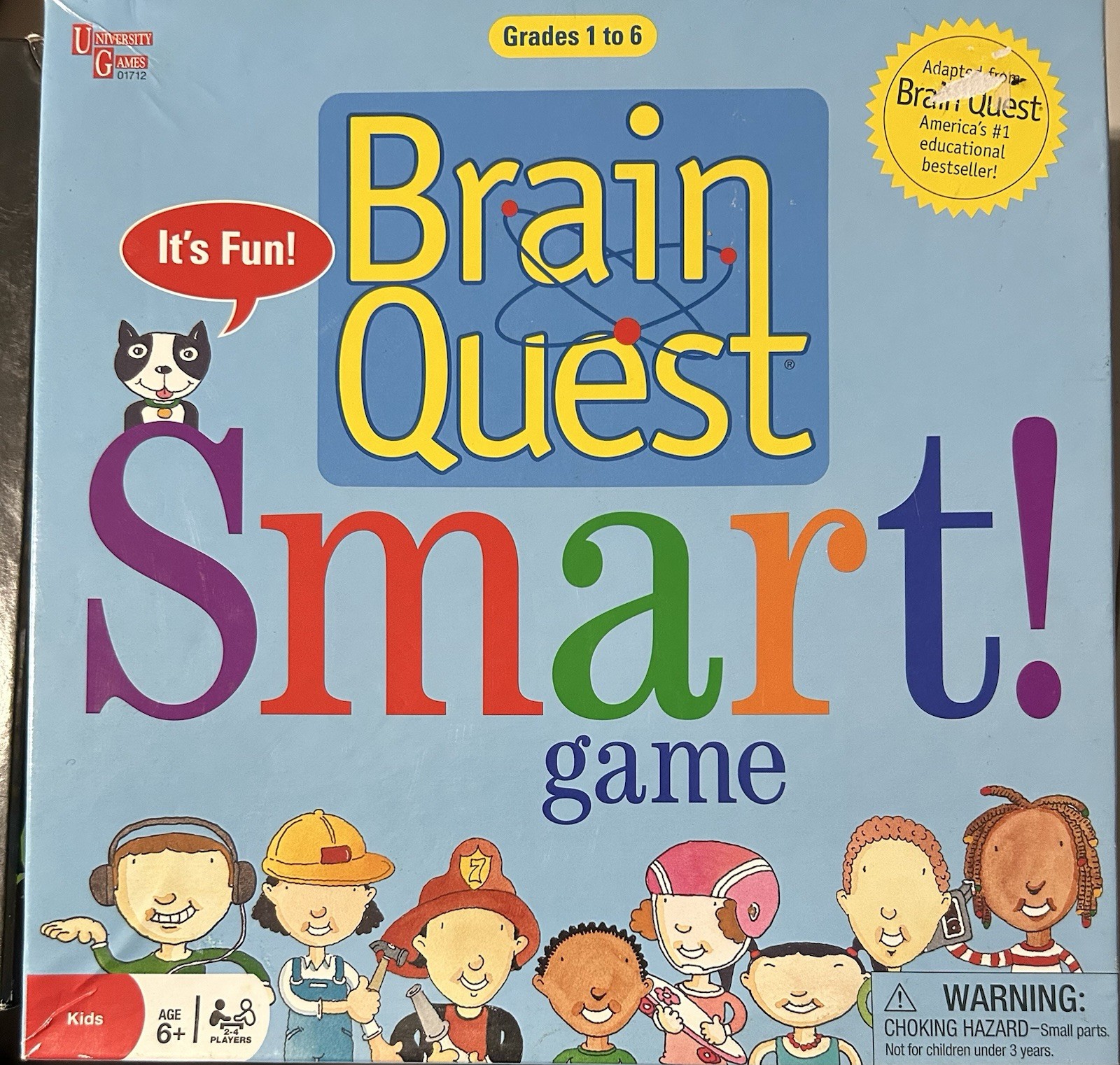 Brain Quest Smart! Game (2010) Grades 1-6 By University Games – Educational