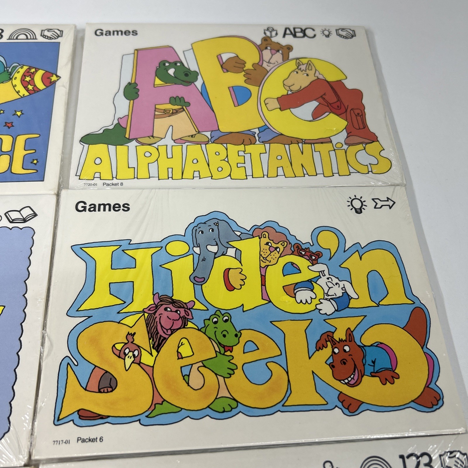VTG Sweet Pickle Pre-school Program Learning Cards And Games Sealed Lot Of 6 Pkg