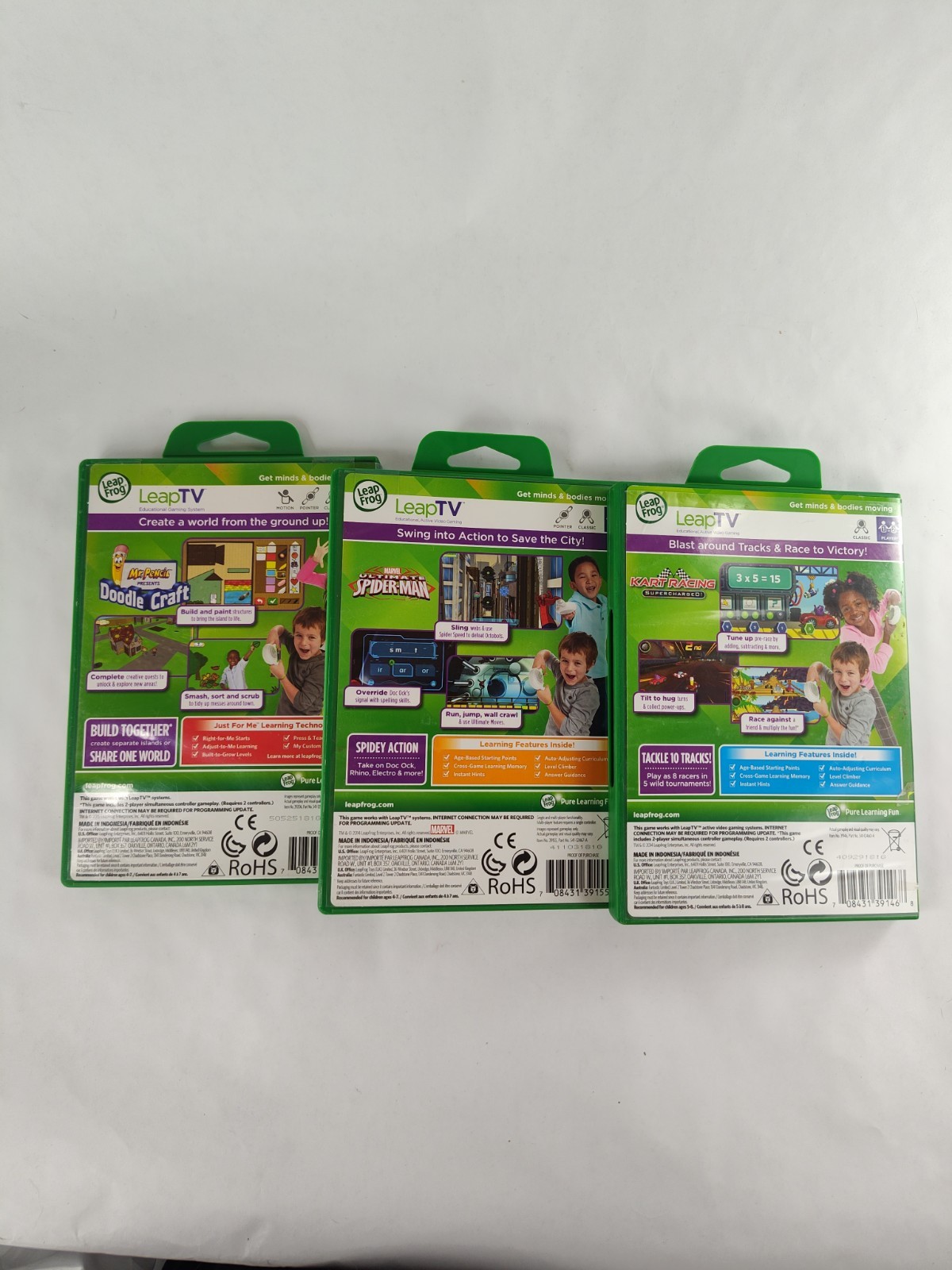 LeapTV LeapFrog Games 3-8 Years for Leap TV Learning System Dora-Kart-Sophia