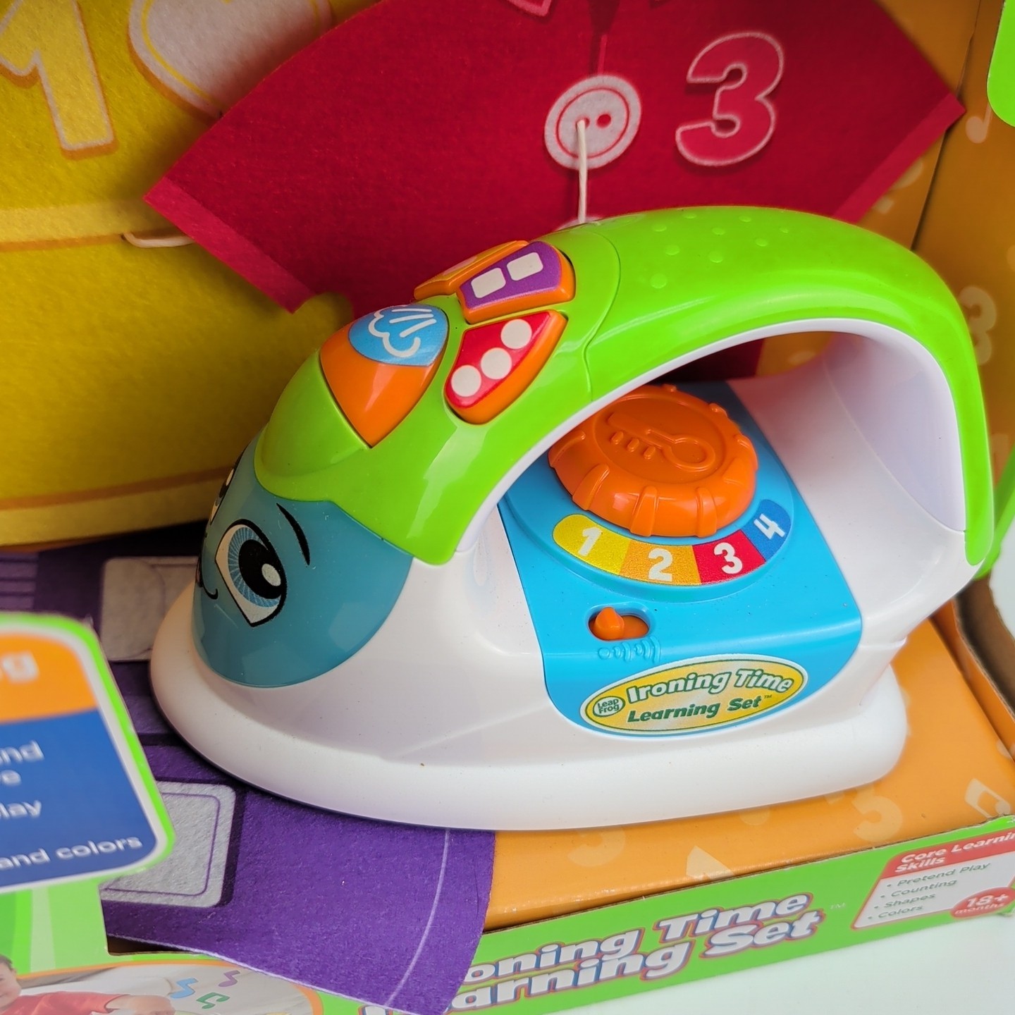 LEAPFROG Ironing Time Learning Set – Motion-Sensing Play Toy 18mo+ NEW