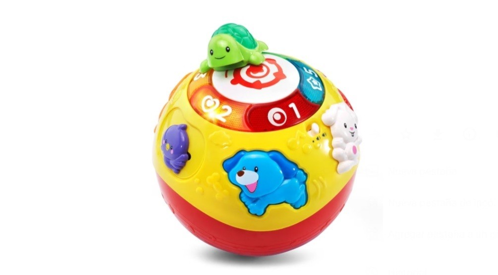 VTech Wiggle & Crawl Ball Electronic Interactive Learning Toy Numbers