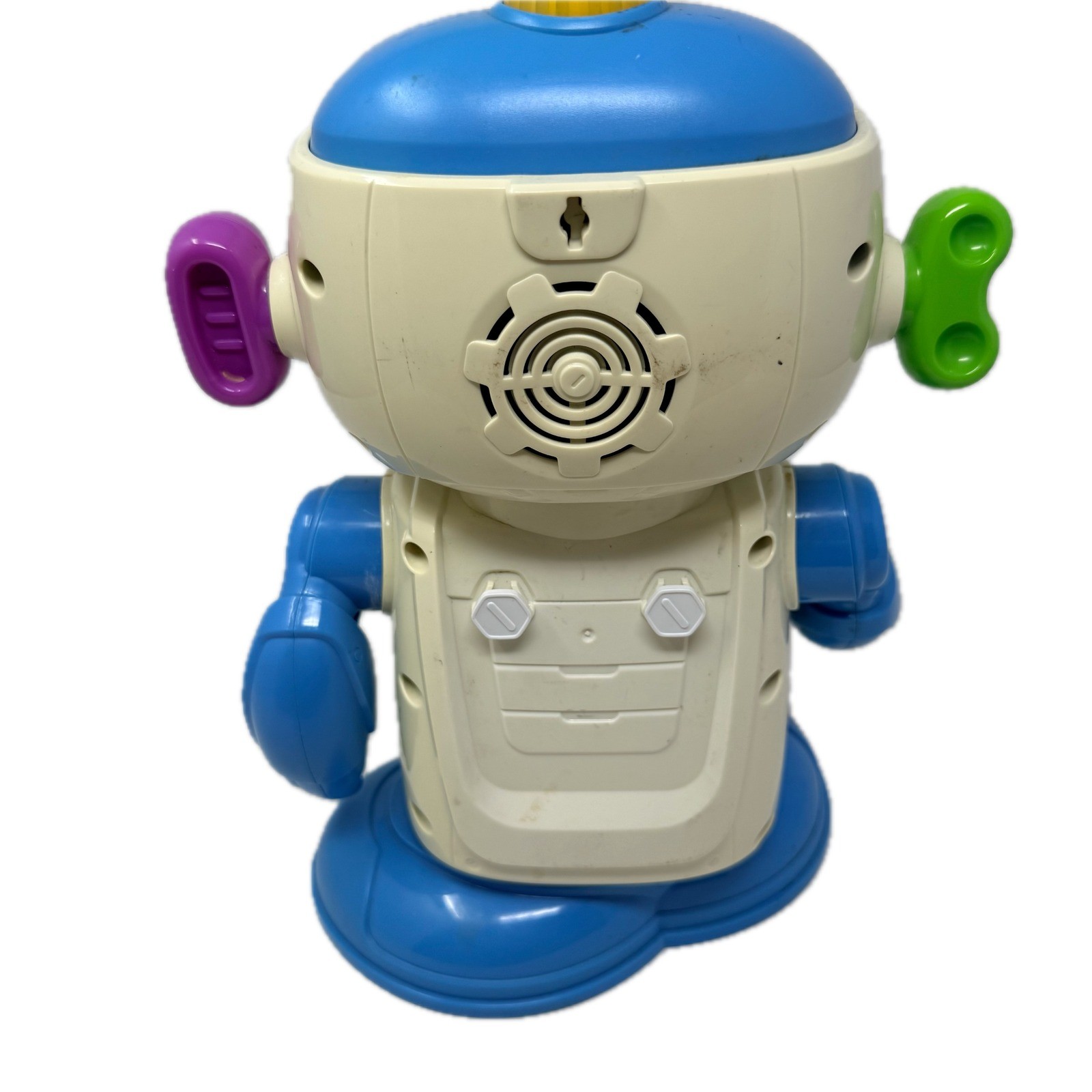 VTech Cogsley Learning Robot Interactive Educational Toy Blue Cream UNTESTED