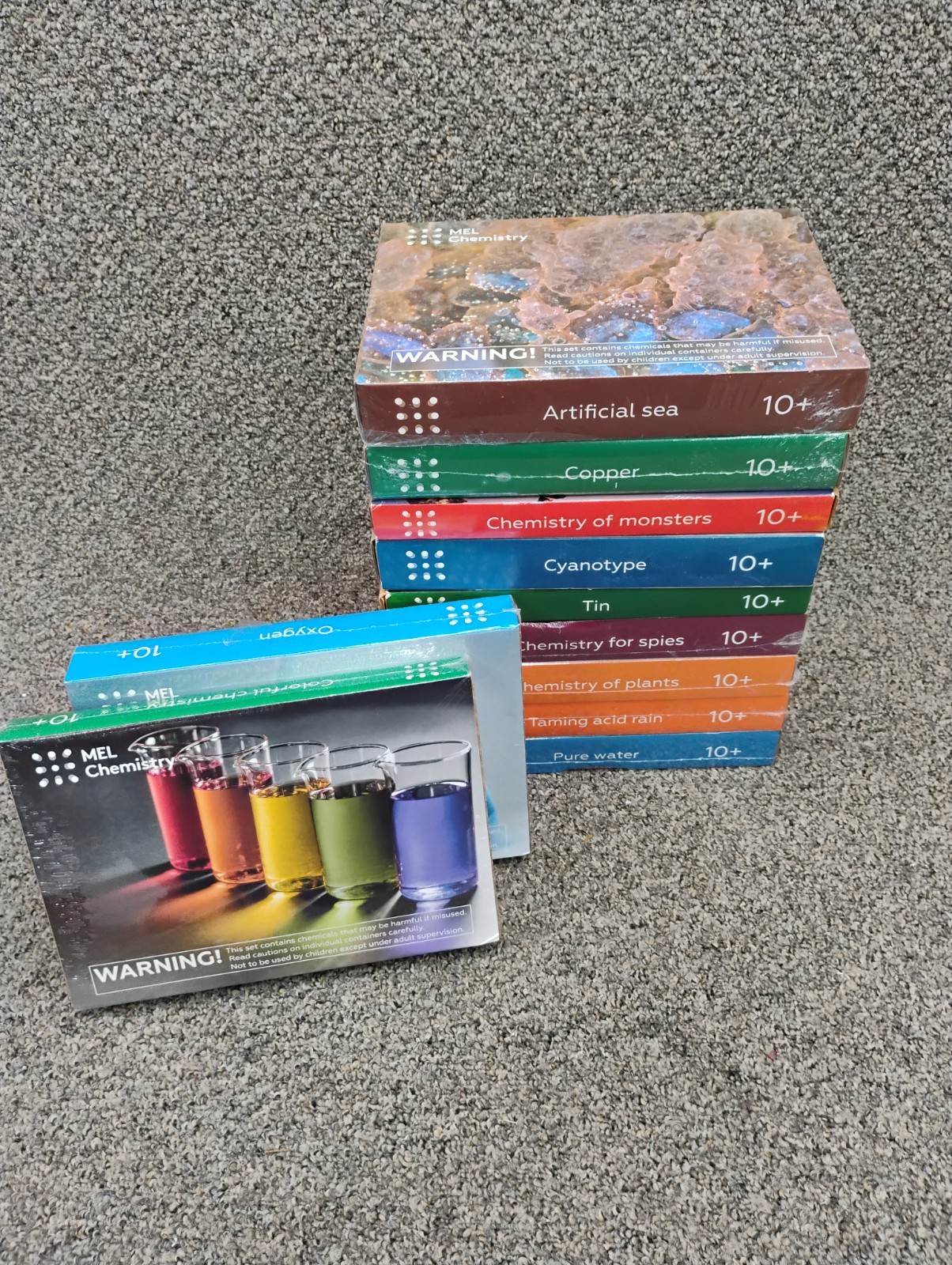 MEL Science Chemistry Kits Lot of 11 Complete STEM Sets 8 Sealed Ages 10+