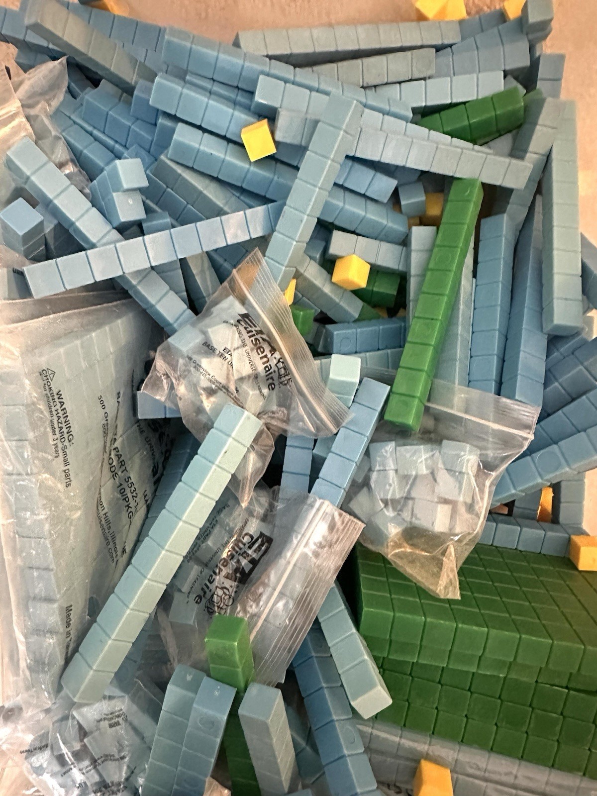 ETA Cuisenaire Lot – Hundreds Of Pieces Math Manipulatives Classroom Montessori