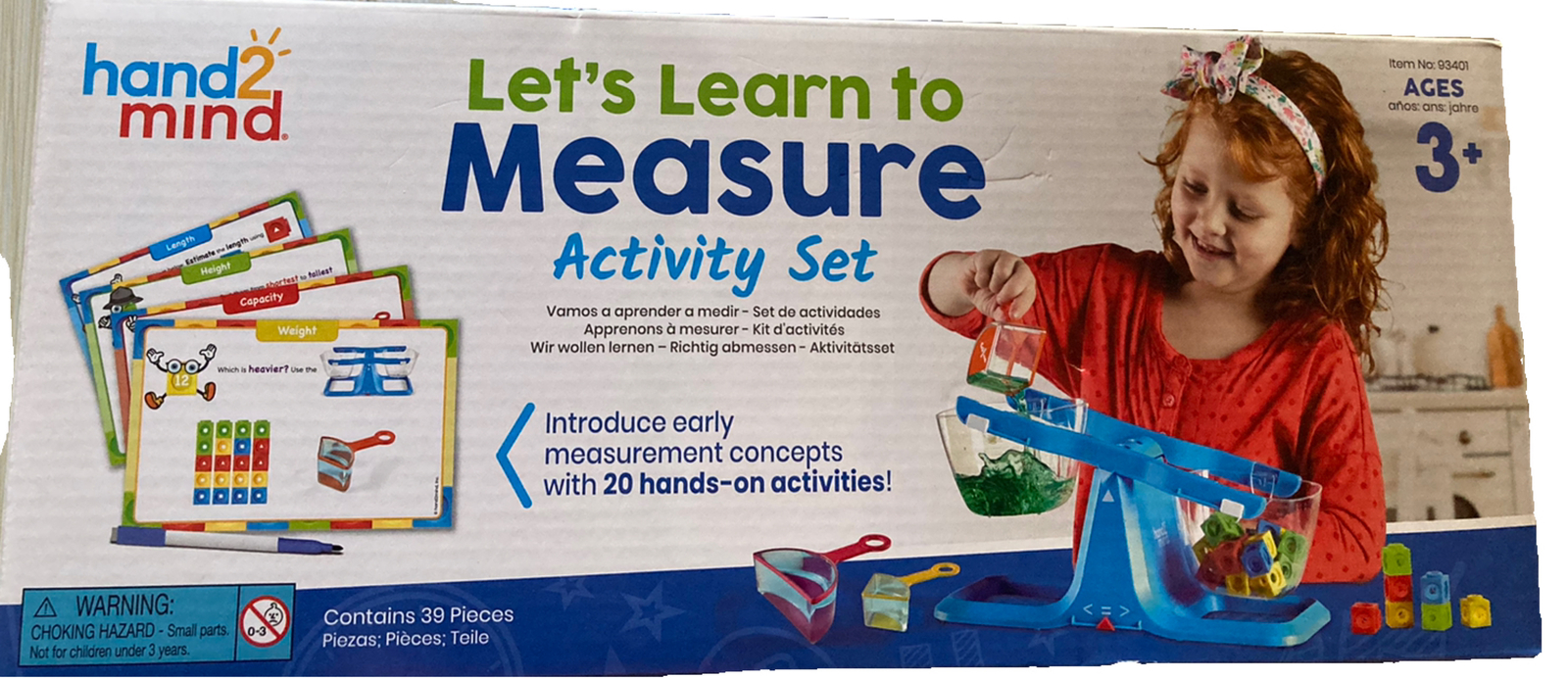 Hand2mind Let’s Learn to Measure Activity Set NEW 3+
