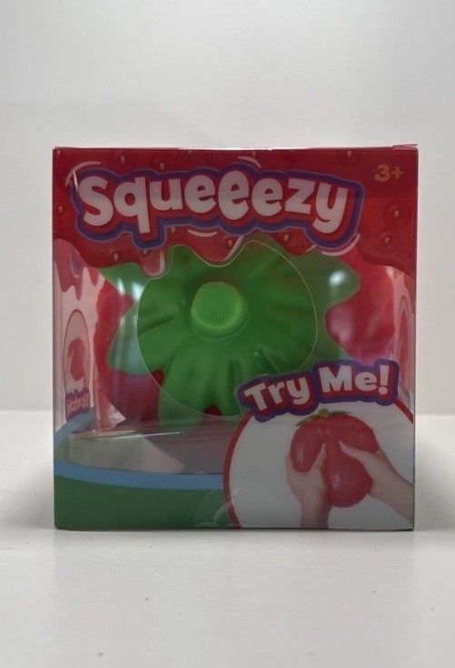 Sunny days JUMBO Squeezy Squeeezy Strawberry Squishy Toy Stress Relief Toy *NEW*