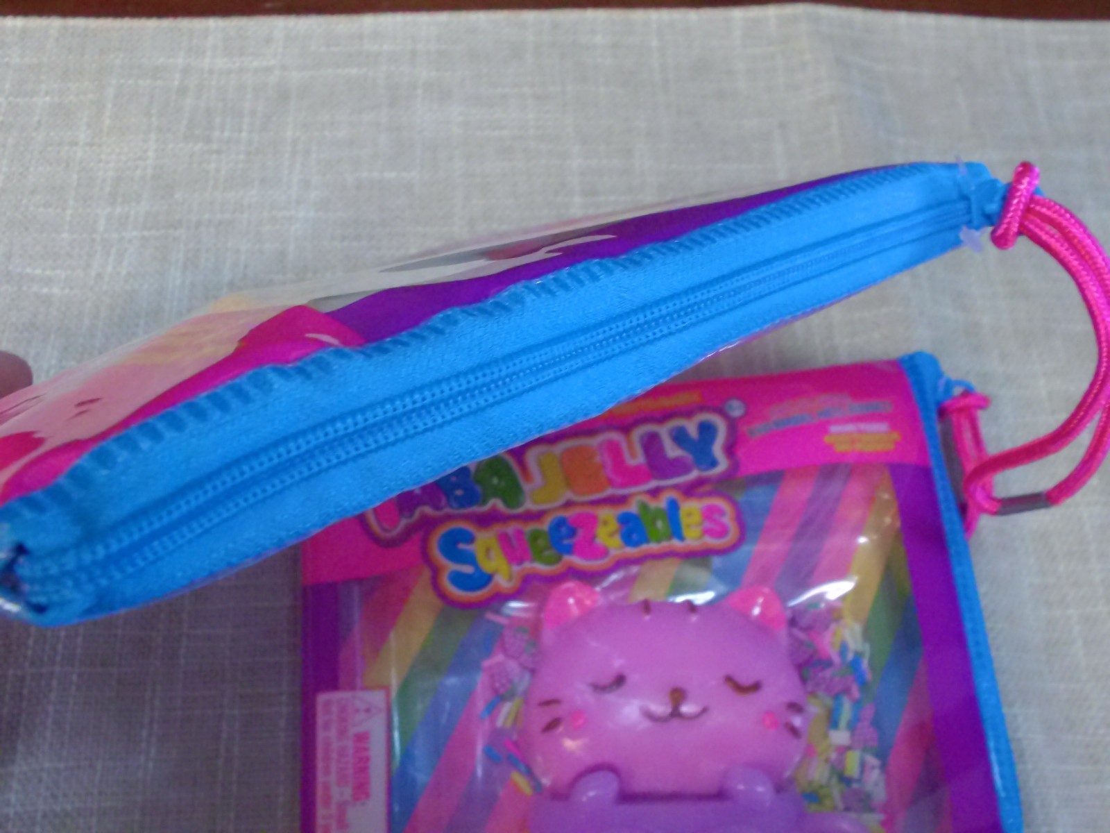 2 Taba Jelly Squeezeables FISH AND CAT Squishy, SCENTED Squeeze Toy