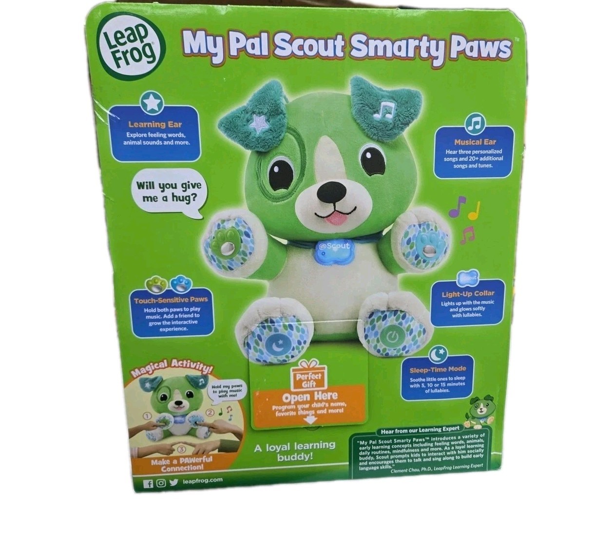 LeapFrog My Pal Scout Smarty Paws Puppy – 6 to 36 months Learning NEW