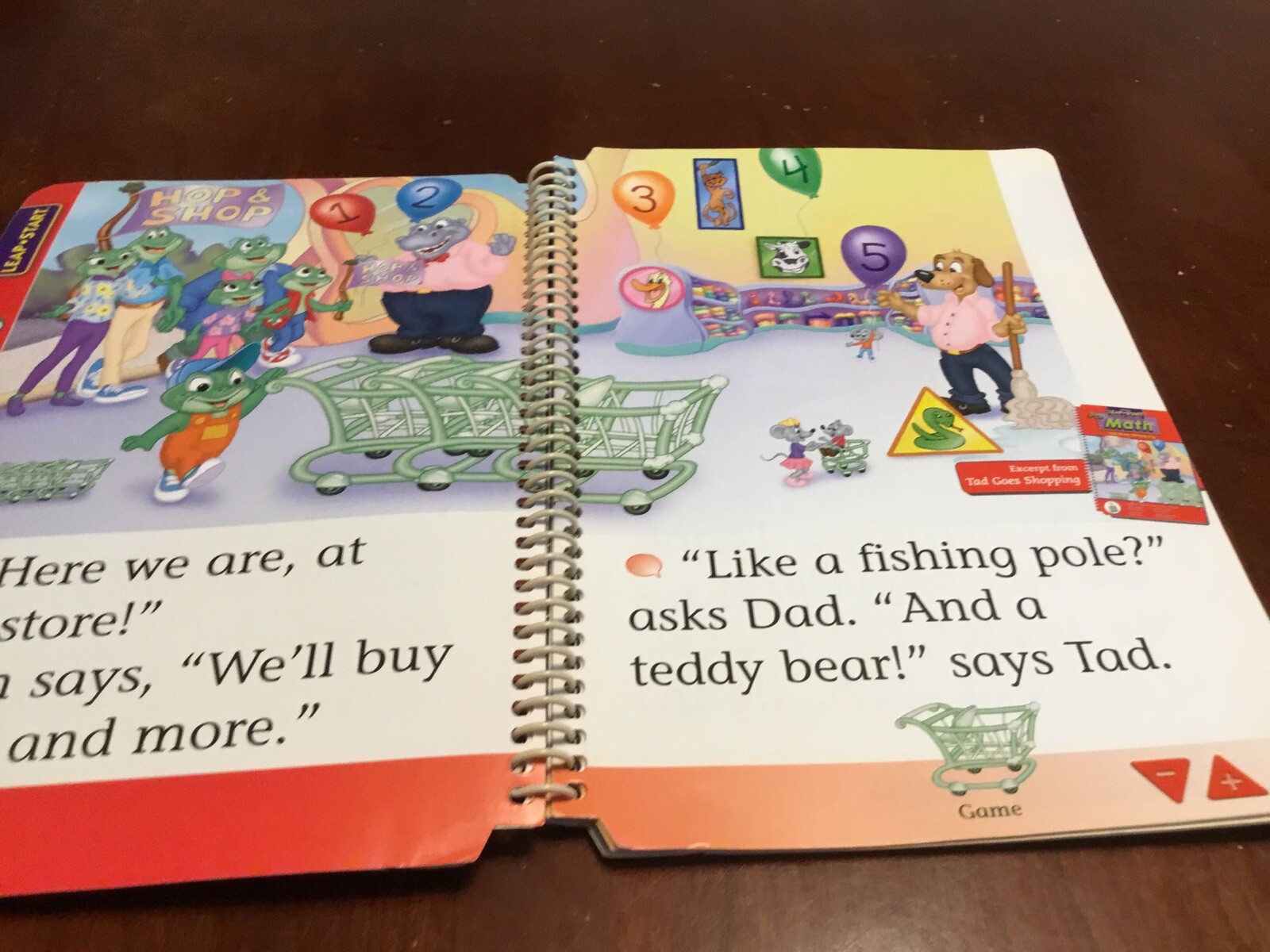 Leap Frog Pad Interactive Book Ages 4-8 Book Only