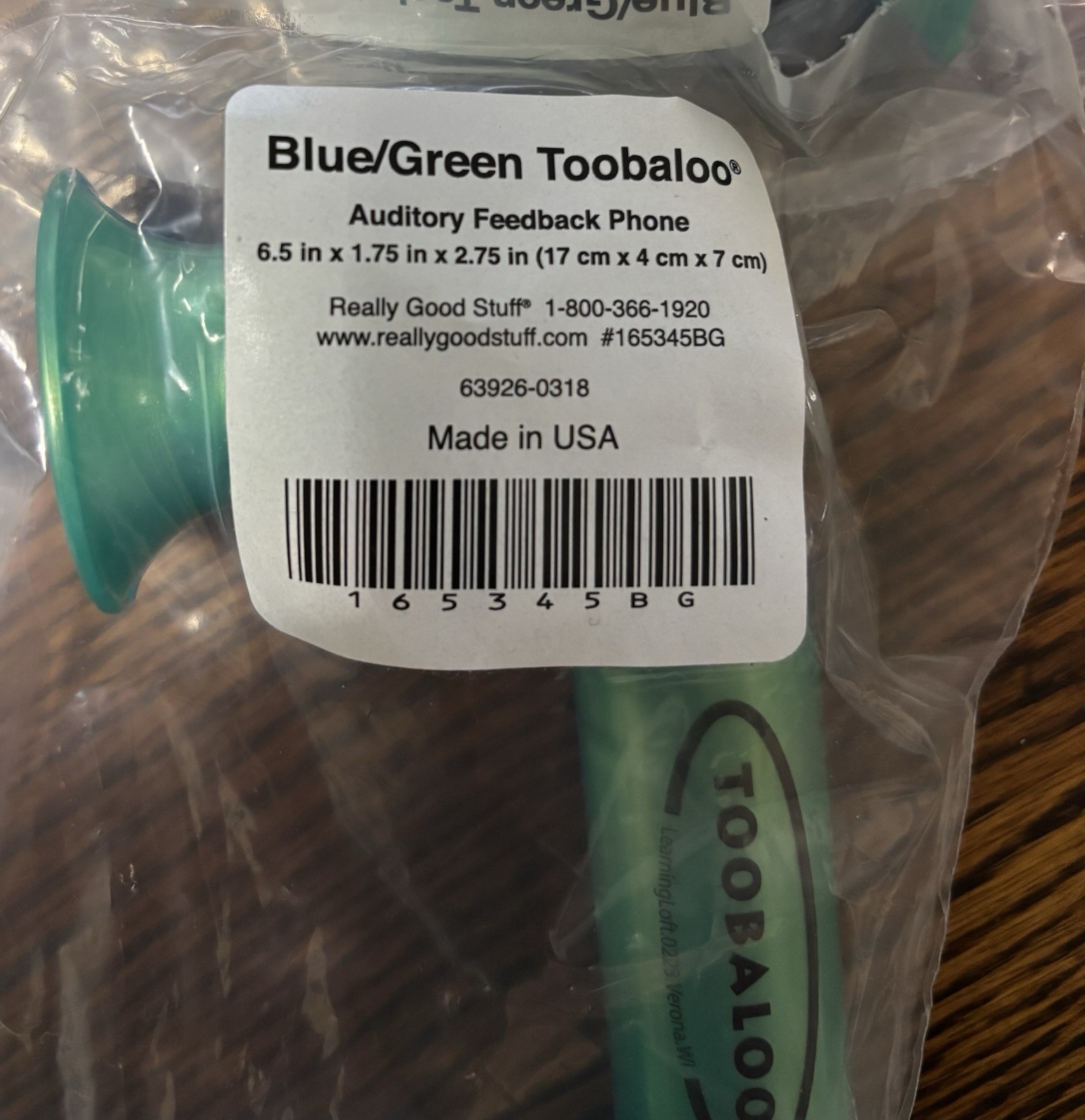NEW Toobaloo Device Green Blue, Speech Phonics Auditory Aid – Set Of 12