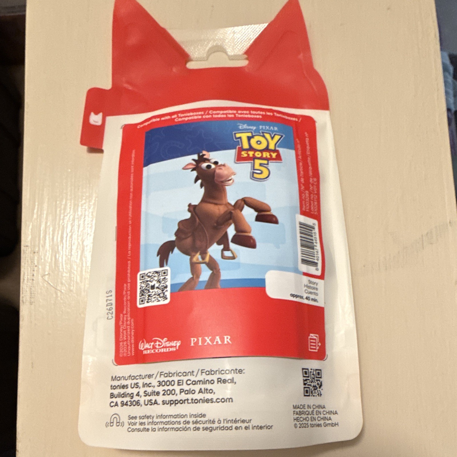 Disney Pixar Toy Story Bullseye Character Tonie Figure 3+ MPN 11001273
