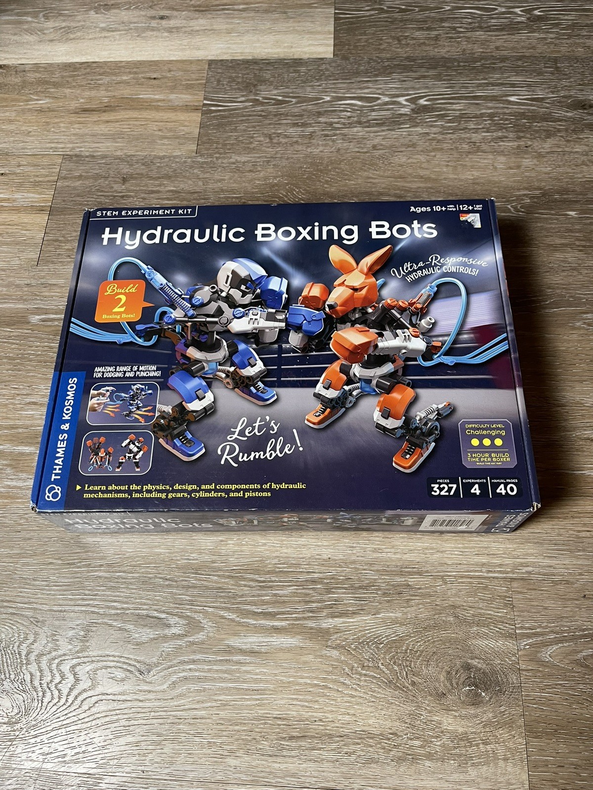 NEW Hydraulic Boxing Bots STEM Experiment Kit brand new open box