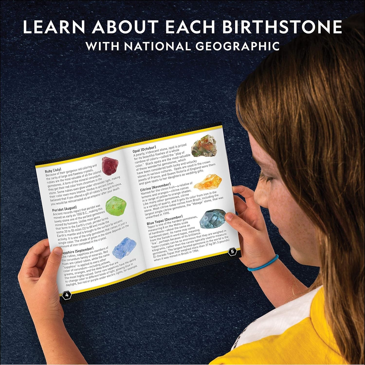 STEM Learning with National Geographic Birthstone Dig Kit: Real Gems Inside!