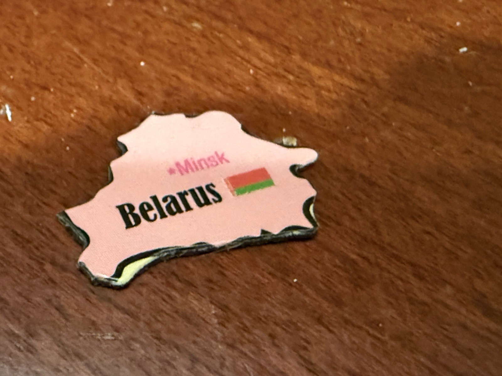 Ata-Boy Magnetic World Map Play-n-Learn Belarus 1