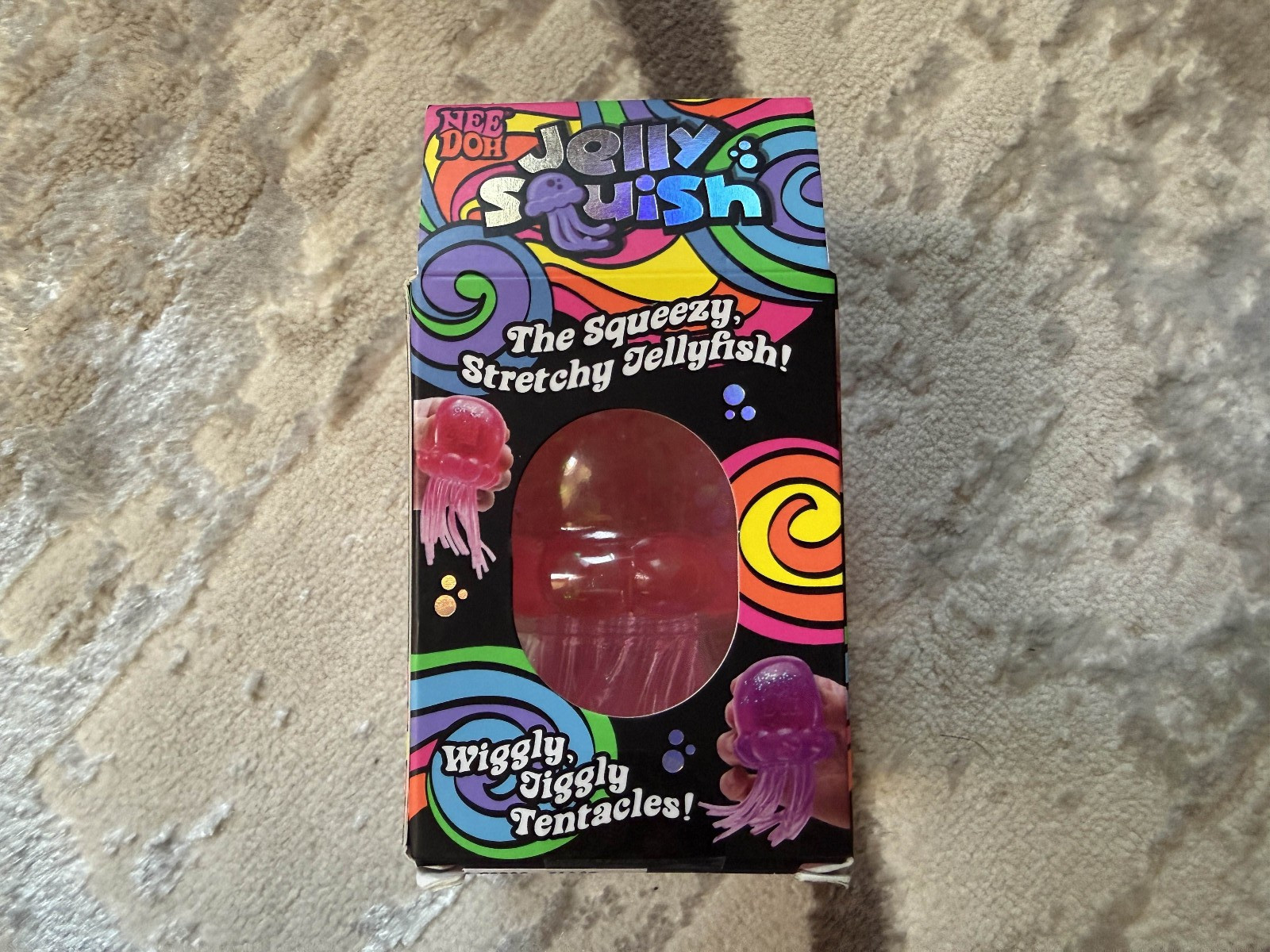 Schylling NeeDoh Nee Doh Jelly Squish Jellyfish Pink