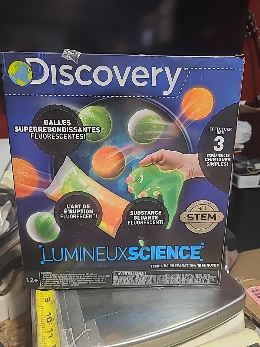 Discovery Kids GLOWING Science Experiment Kit Educational Learn Gift NIB