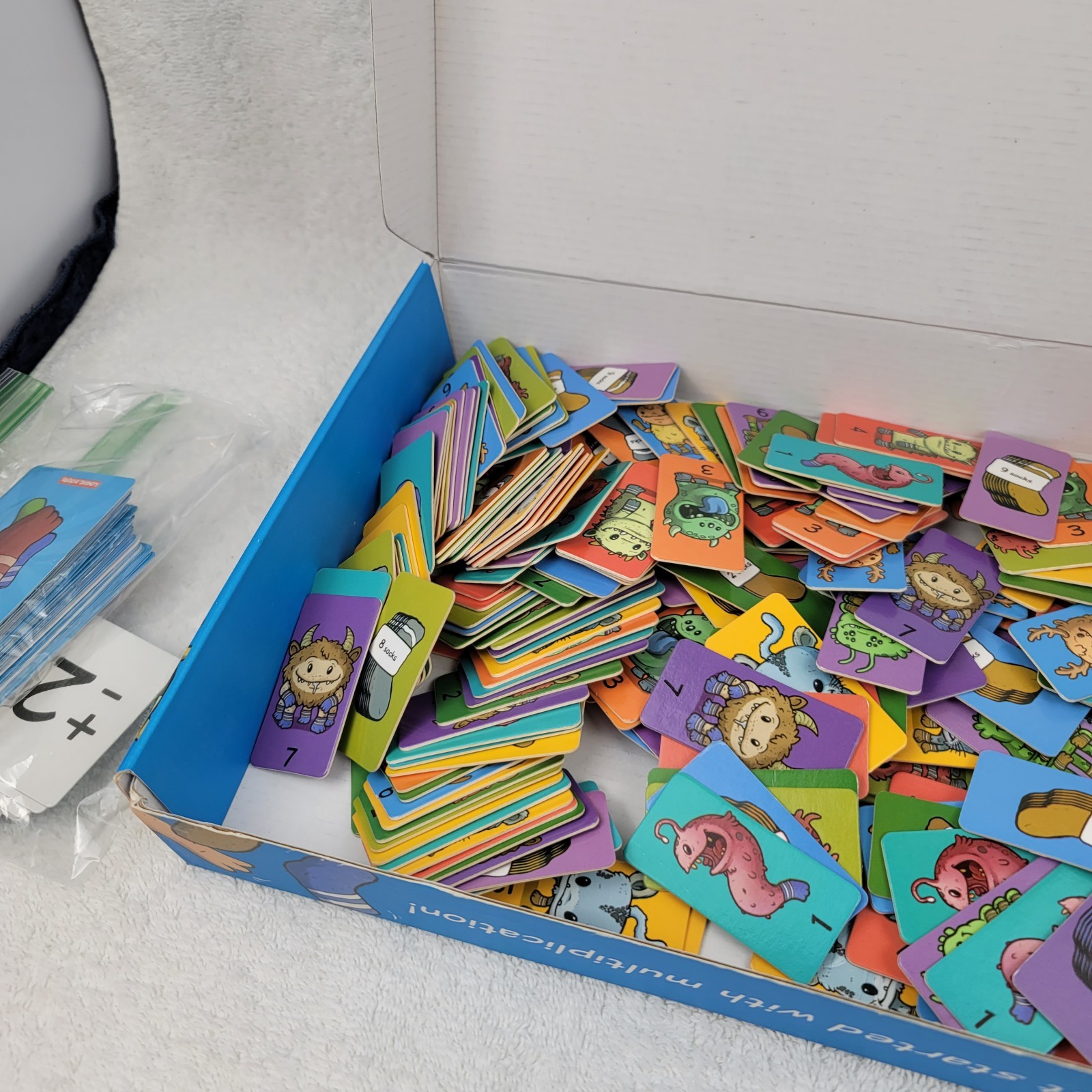 Monster Sock Factory Logic Roots Multiplication Math Game Used Nearly Complete