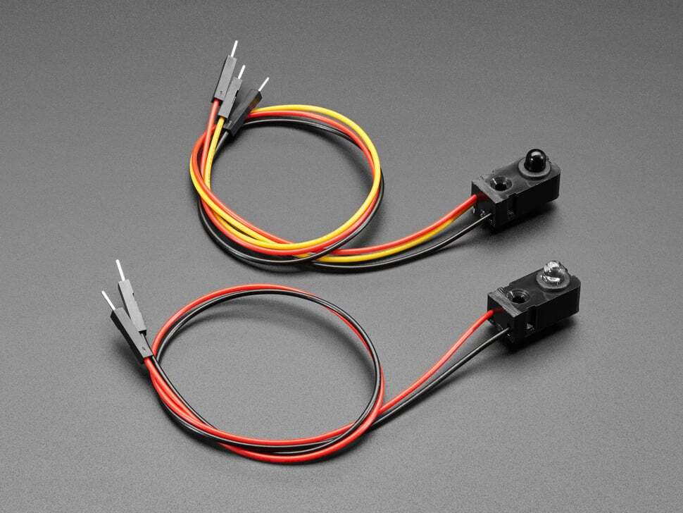 [Adafruit ADA-2168] IR Break Beam Sensor with Premium Wire Header Ends – 5mm LED