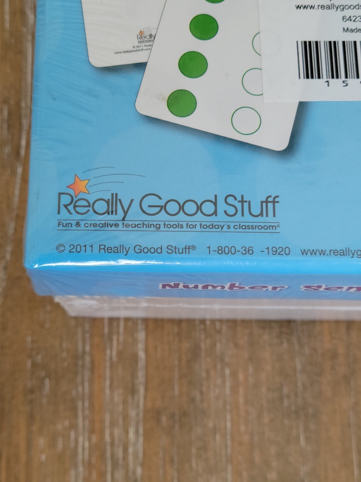 Number Sense Flash Cards Really Good Stuff Sealed Unopened Box