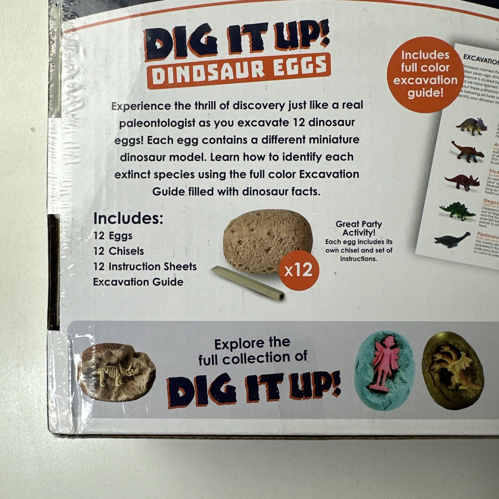 MindWare Dig It Up! Discoveries Science and Nature 12 Eggs Different Dinosaurs