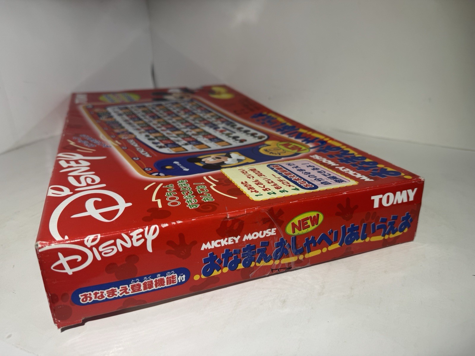 Disney Mickey Mouse 1995 TOMY Japanese Electronic Learning Hiragana Toy Game New