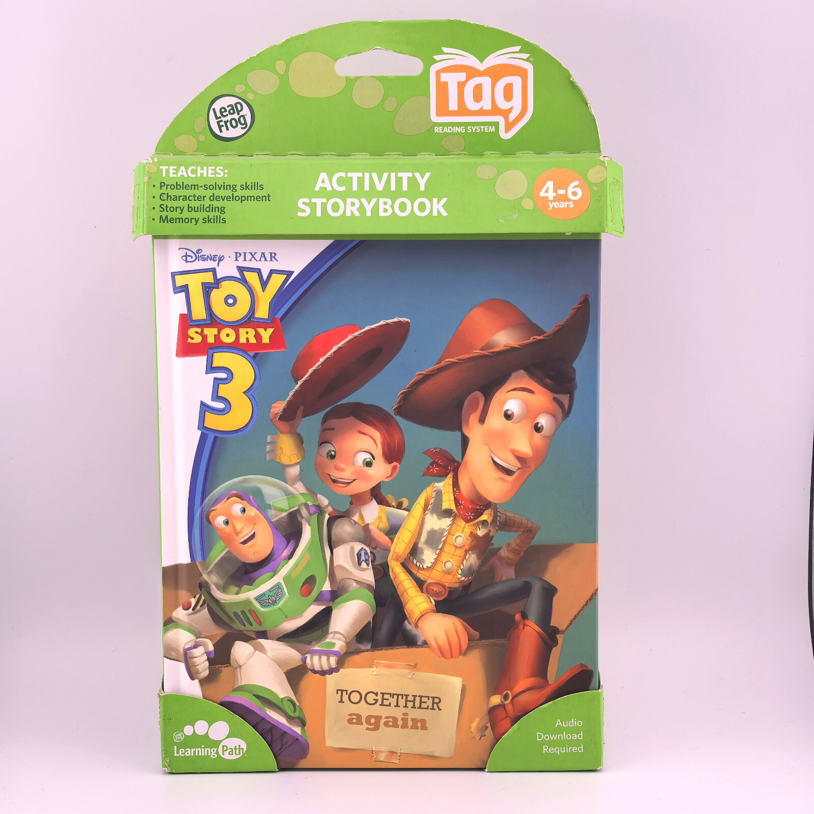 NEW LeapFrog Tag Disney Pixar Toy Story 3 Activity Story Book