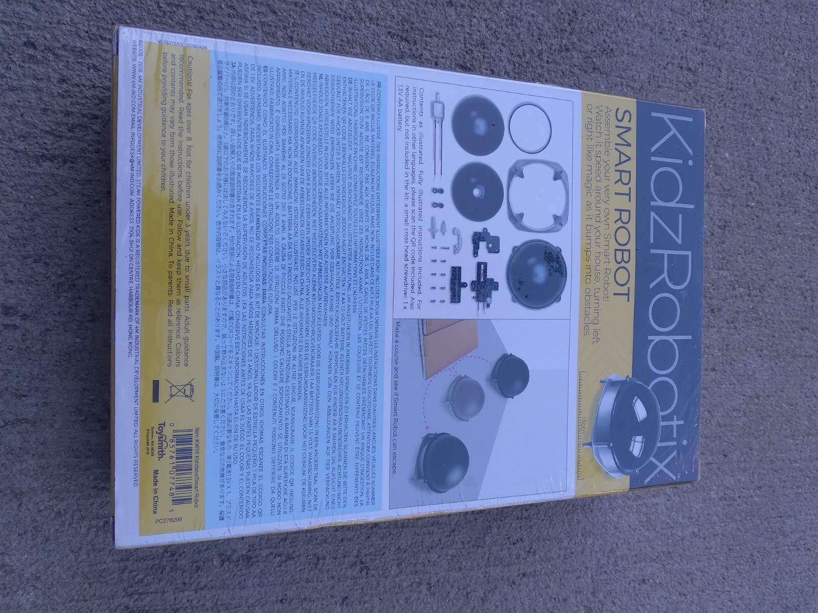 NEW KidzRobotix Smart Robot Kit STEAM 4M Ages 8+