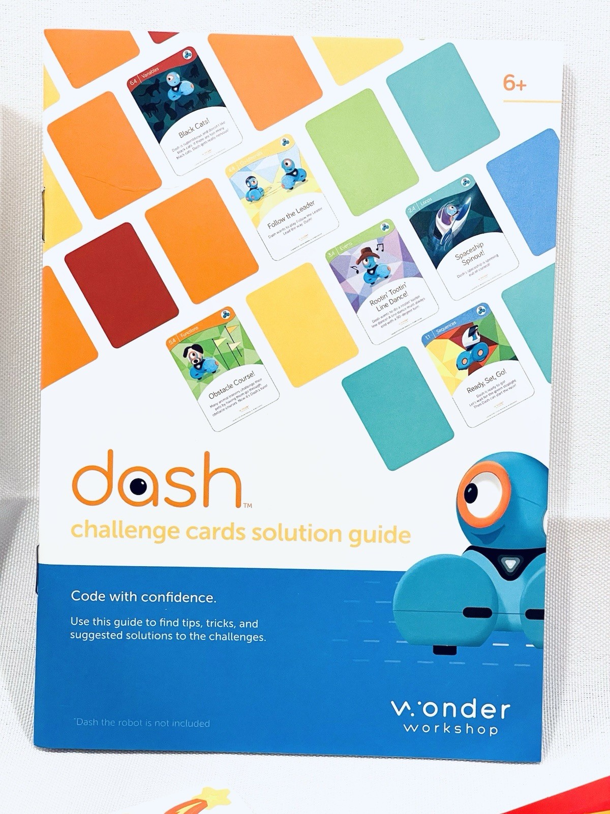 Wonder Workshop Dash Challenge Cards Set – RARE Robot Games Accessory
