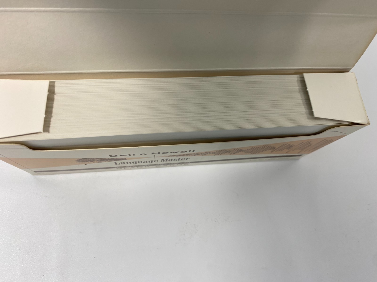 100 Bell & Howell Language Master Magnetic Strip Blank Cards 3-7/16″ x 9″ NOS
