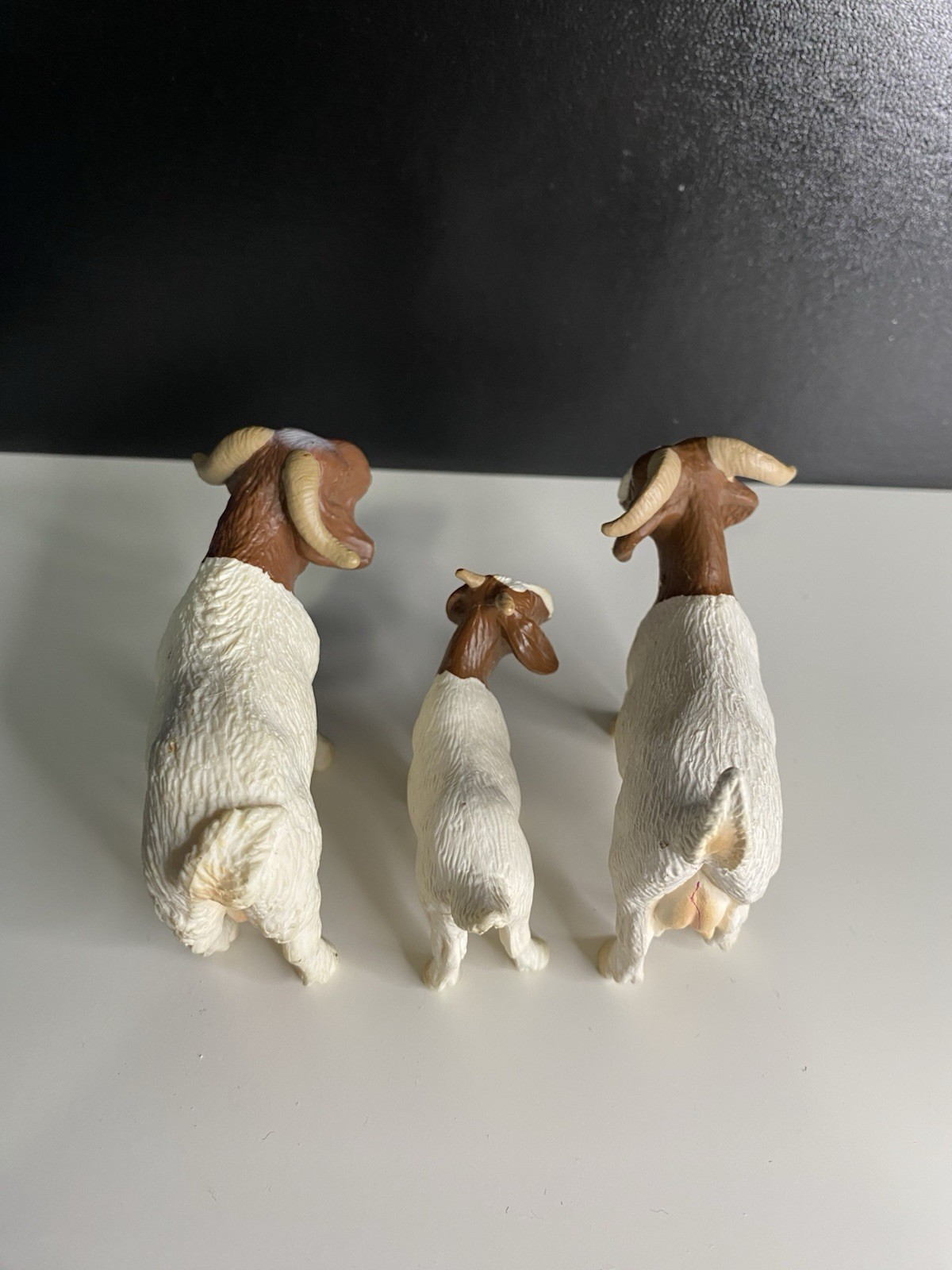 Schelich Boer Goat Family Set Retired 2001 Farm Animals Figures
