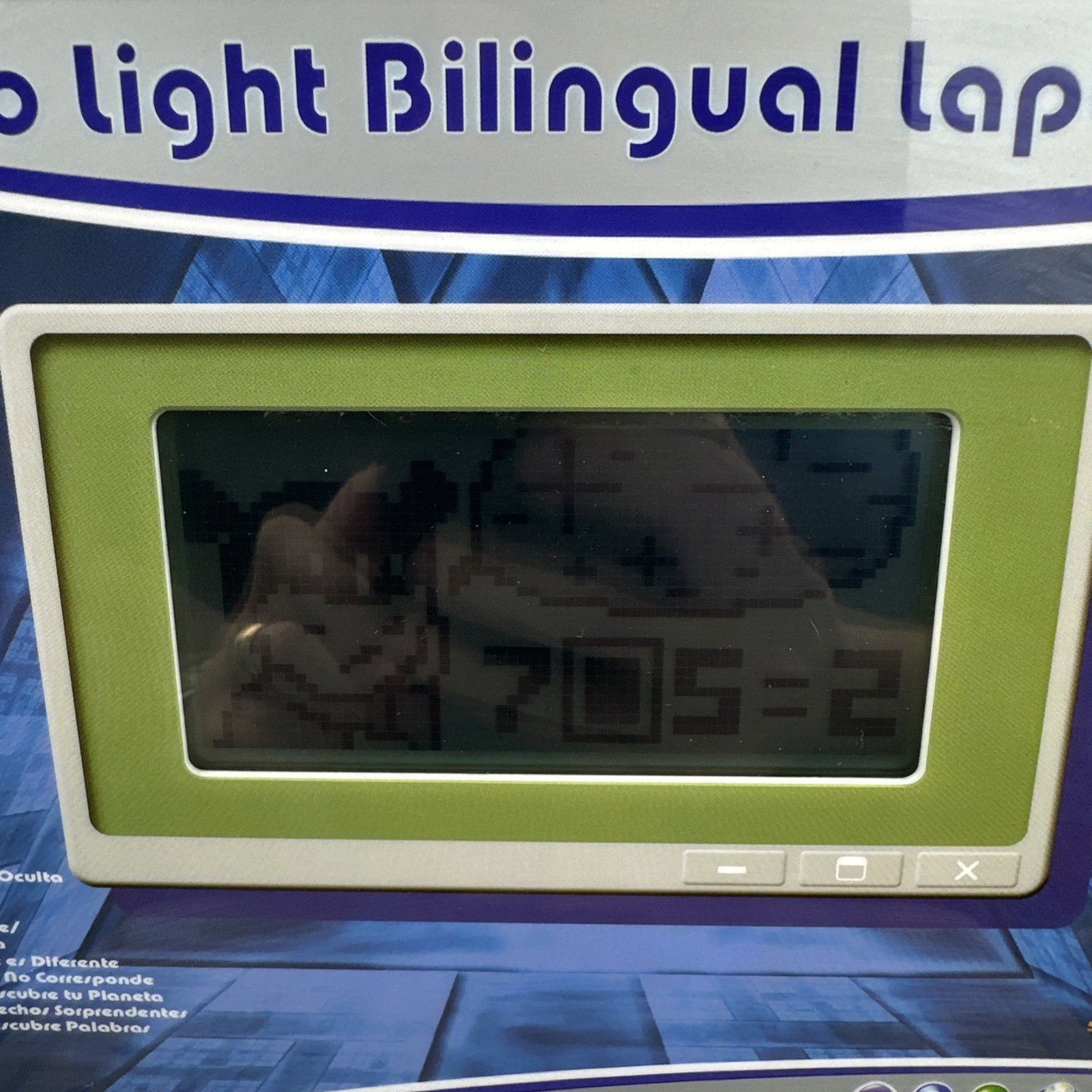 Pro Light Bilingual Laptop English Spanish Talking Computer Educational