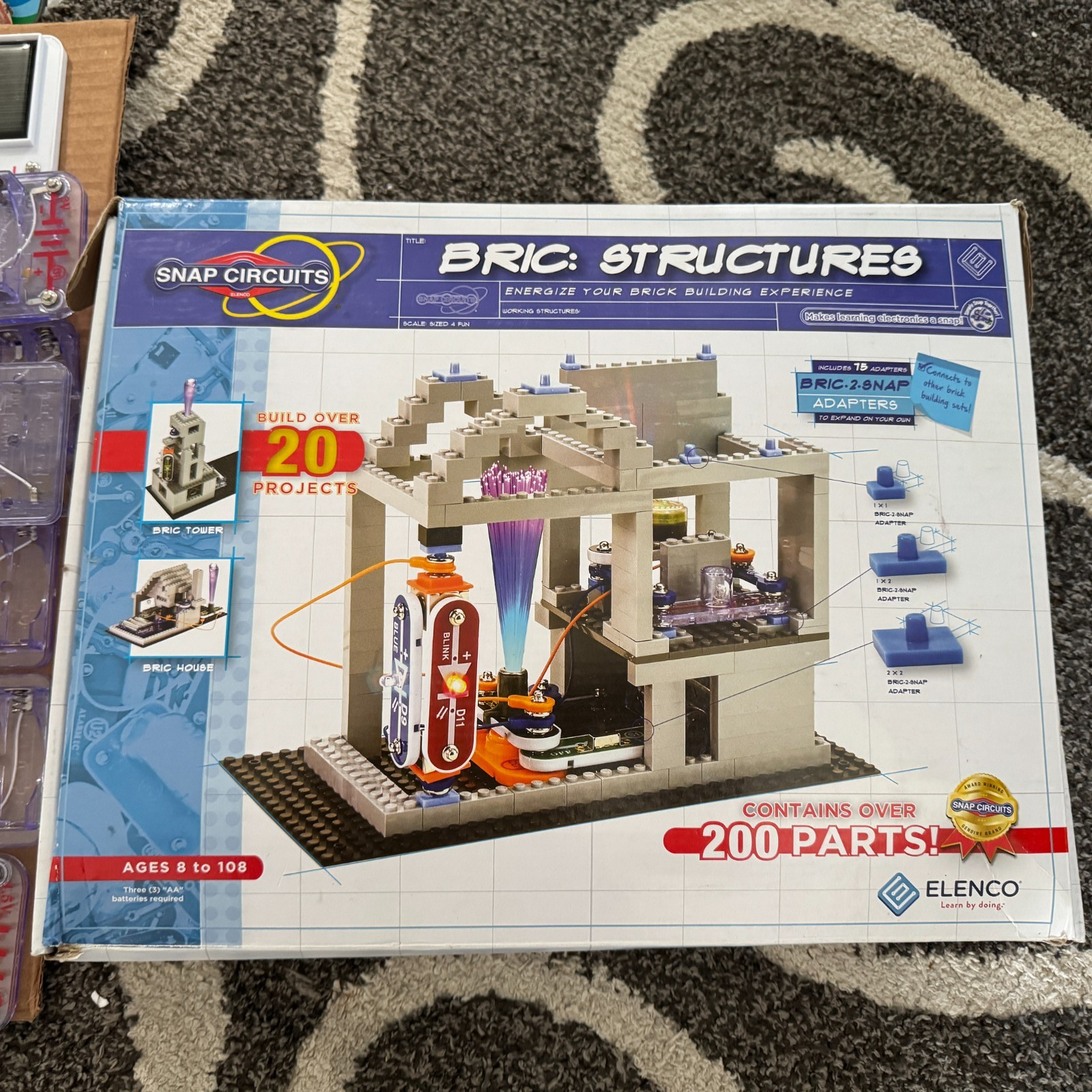 Snap Circuits Elenco Lot of Several Kits With Manuals