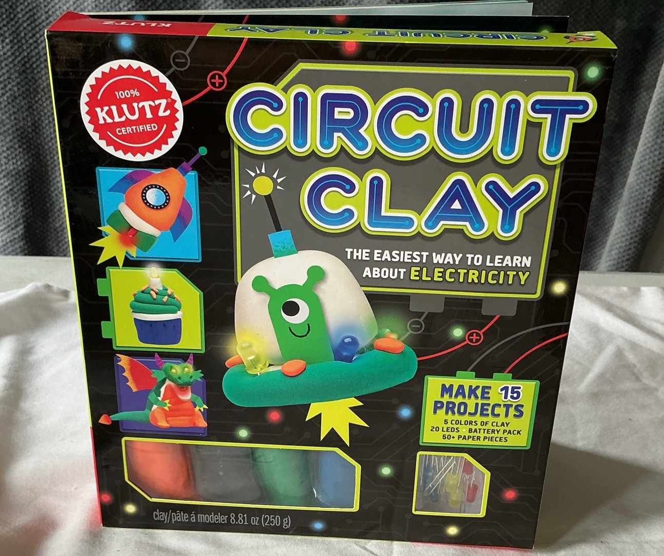 2-children’s Projects Tinker Crate & Circuit Clay very Educational