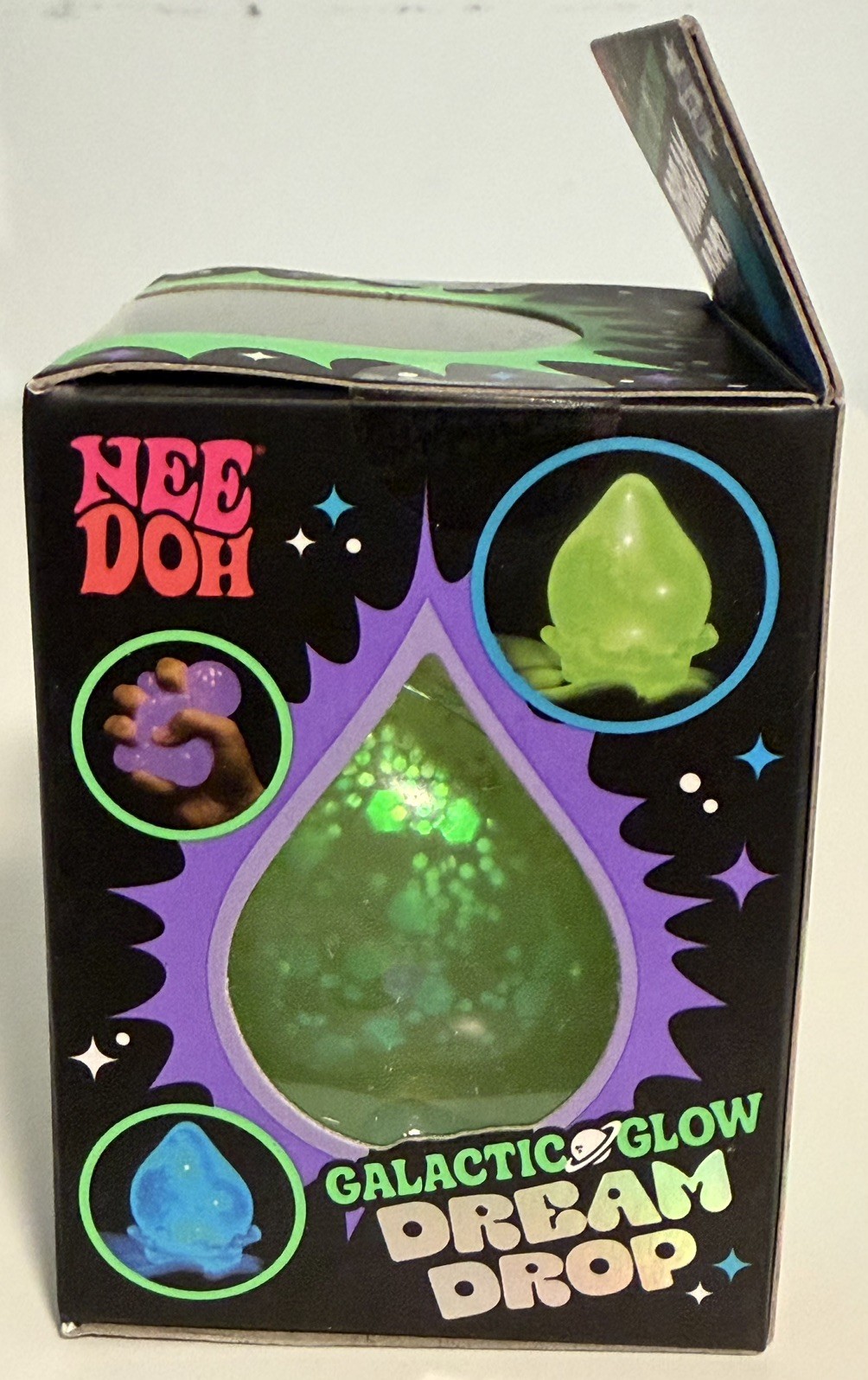 Galactic Glow Dream Drop NeeDoh GREEN EXTREMELY RARE AUTHENTIC