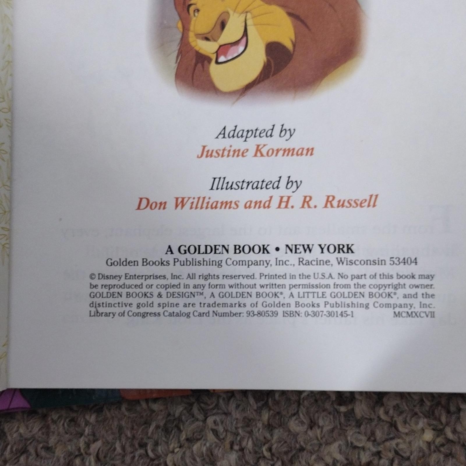 Disney Little Golden Books Collection Bundle Of 6 Books