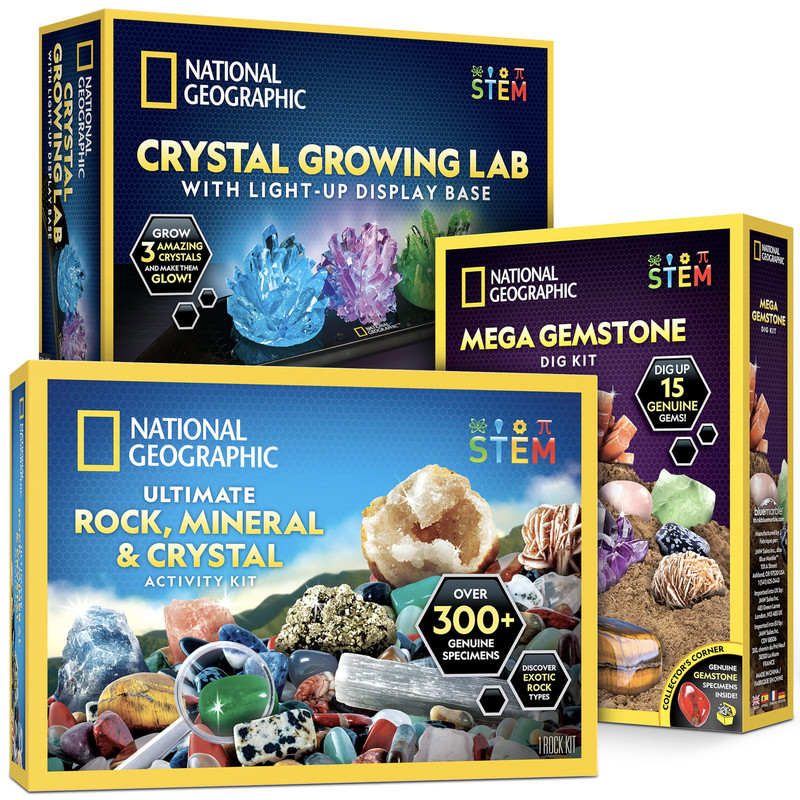 Blue Marble National Geographic Geology Bundle Including Rock Collection For