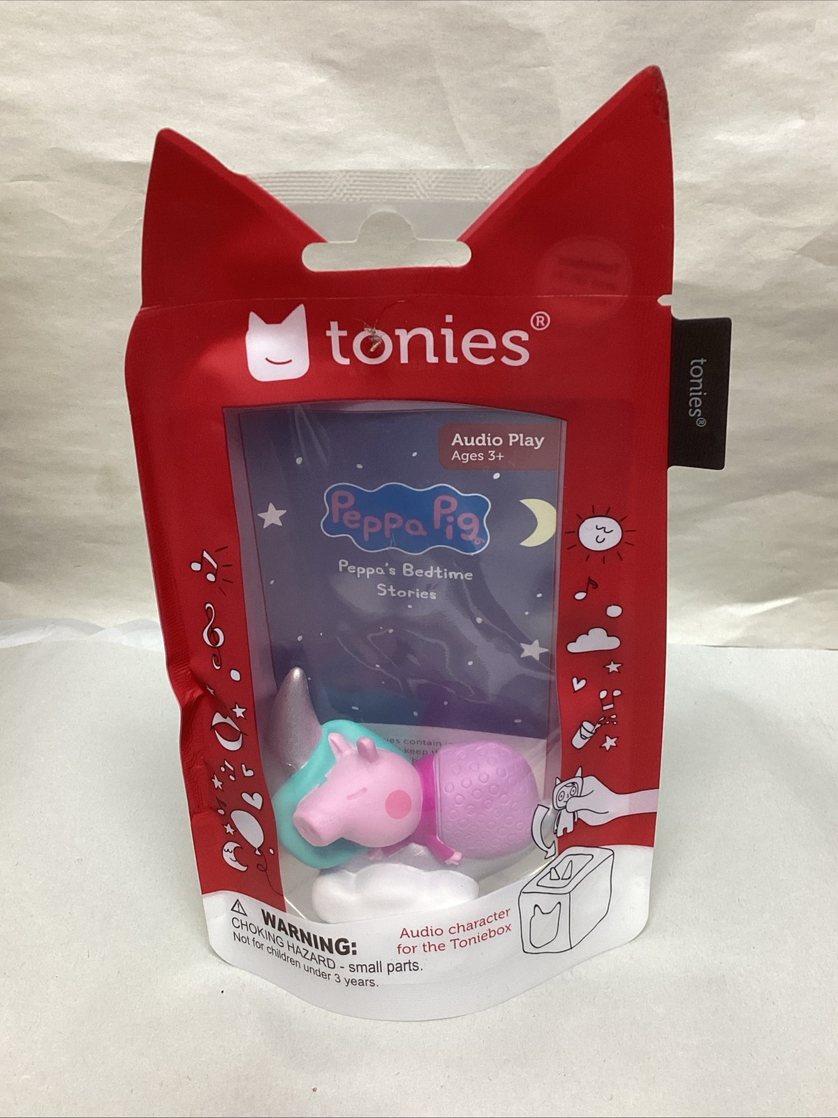 Tonies Peppa Pig Peppa’s Bedtime Stories Audio Play Figurine, 10 Stories NEW